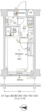 ブランノアール東武練馬の物件間取画像